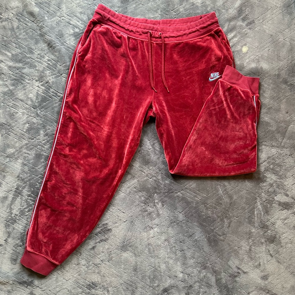 Nike velour pants